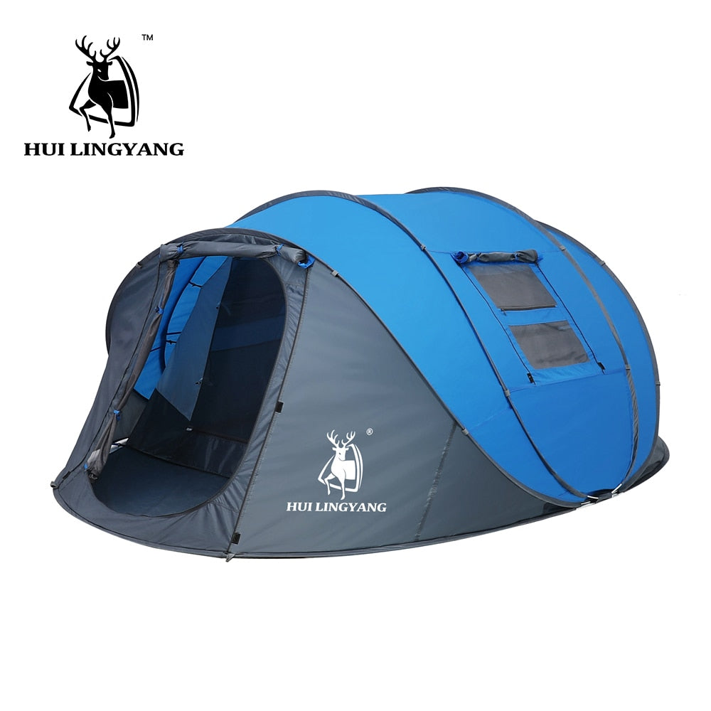 Flayboard™ Pop Up Camping Tent | 4-6 Person Tent